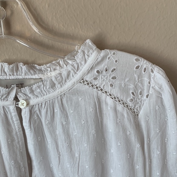 The Loft white long sleeve blouse - Picture 2 of 5